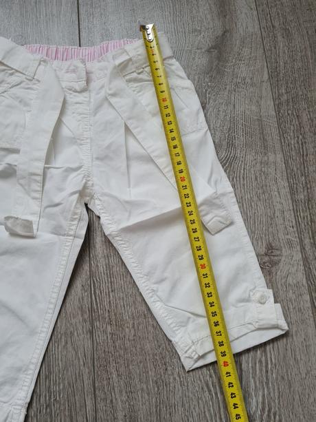 Biele tenké nohavice, baby club,80