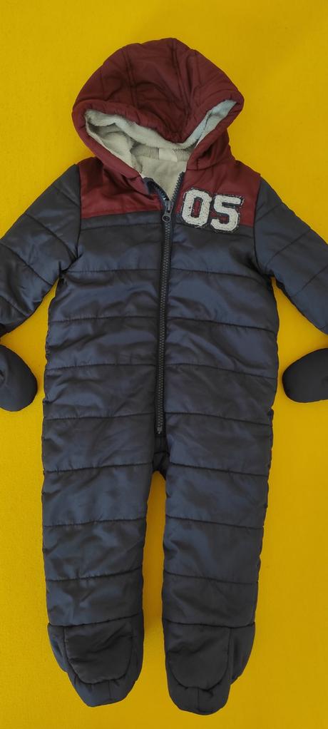 Zimný overal + mikina 74, f&f,74