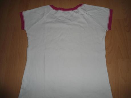 Biele farebne tricko, m