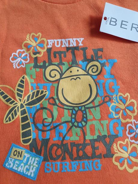 Tričko s opičkou, berti,74