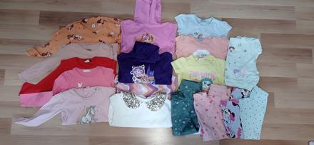 Balík oblečenia veľkosť 110-116, 104–116