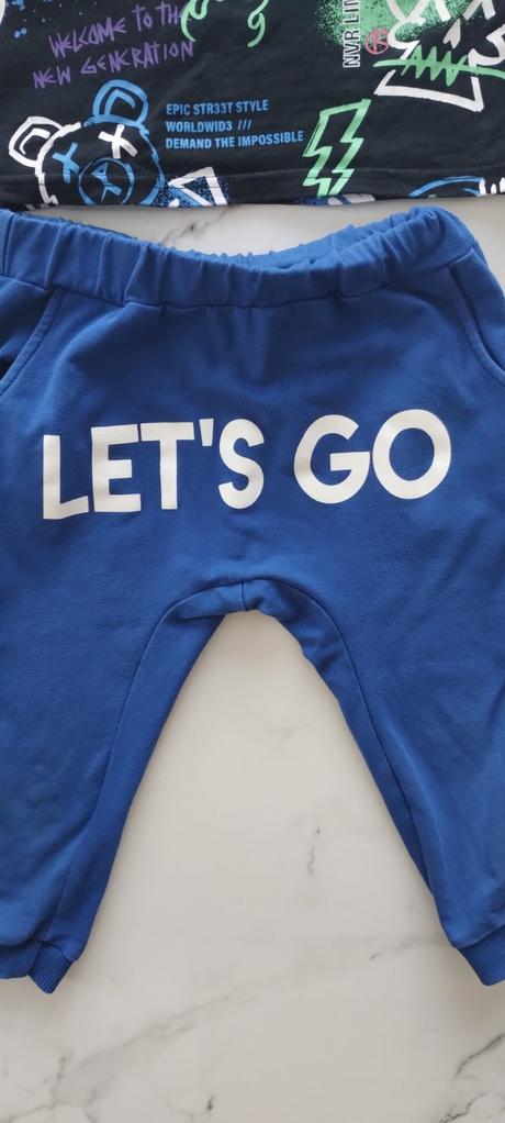 3/4 šortky s tričkom, 128