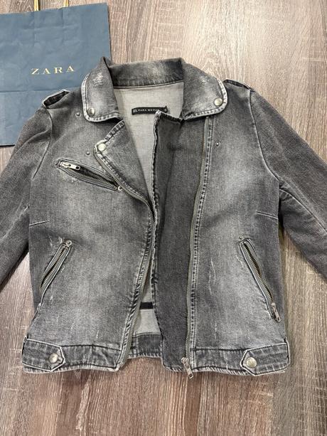 Zara štylova damska riflova bunda m, zara,m