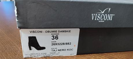 Čierne kotníkové čižmy, 36