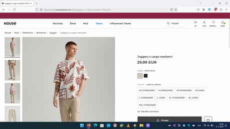 Joggery house, tepláky reserved, hm, zara, house,l