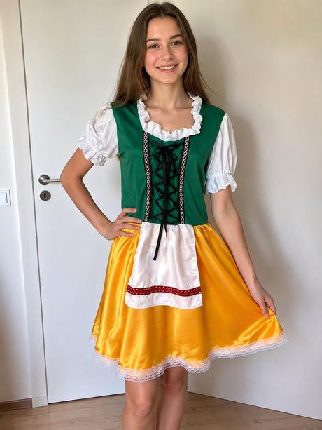 Krásny dievčenský kostým na fašiangy / karneval,