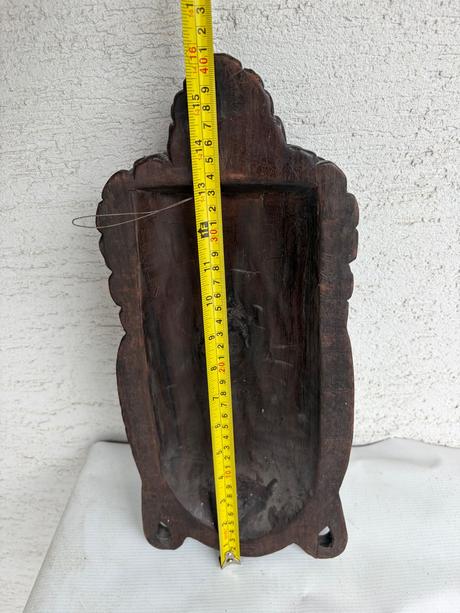 Hlava budha socha soska pc 190 cca 41 cm drevorez,