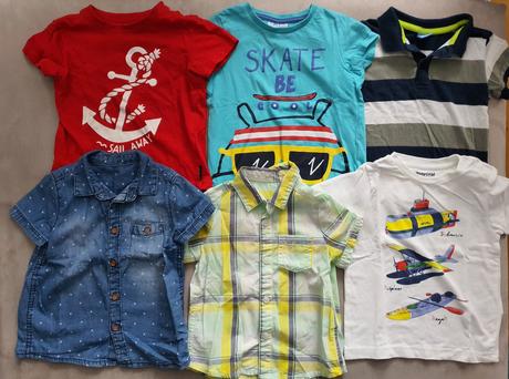 Tričká a košele s krátkym rukávom veľ. 86, 86–98