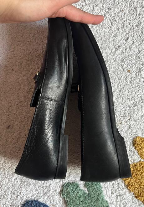 Čierne kožené mokasíny/loafers, lasocki, 38, lasocki,38