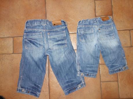 Riflove trictvrtaky, h&m,128