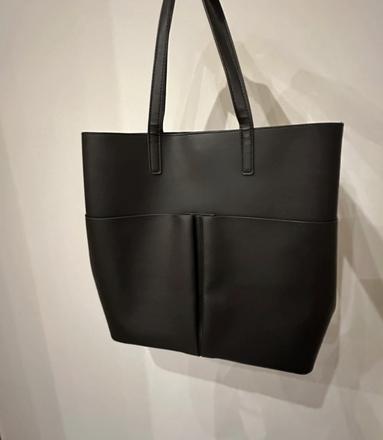 Velka cierna kabelka, shopperka, taska kupovana na, about you