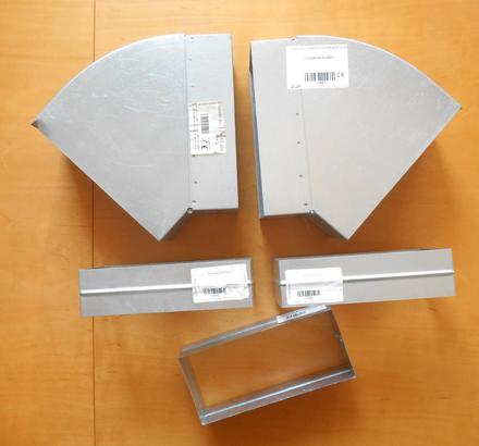 Kanál koleno nastaviteľné 200x90/45-90,