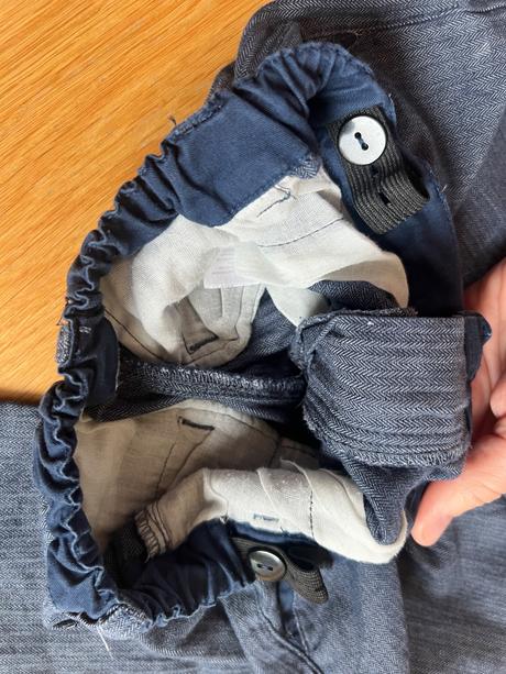 Tenke bavlnene chlapcenske nohavice, 122