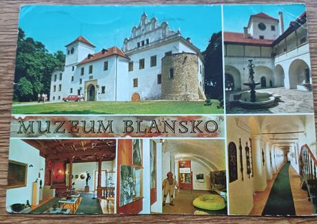 Stará pohľadnica blansko múzeum,