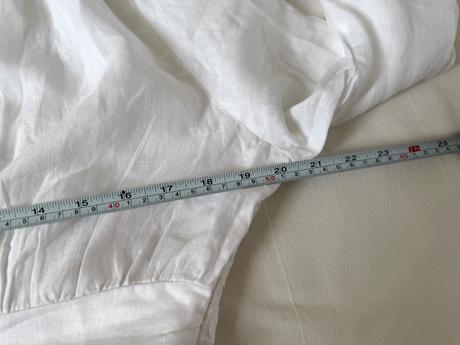 Biela ľanová blúzka zara crop top, zara,l