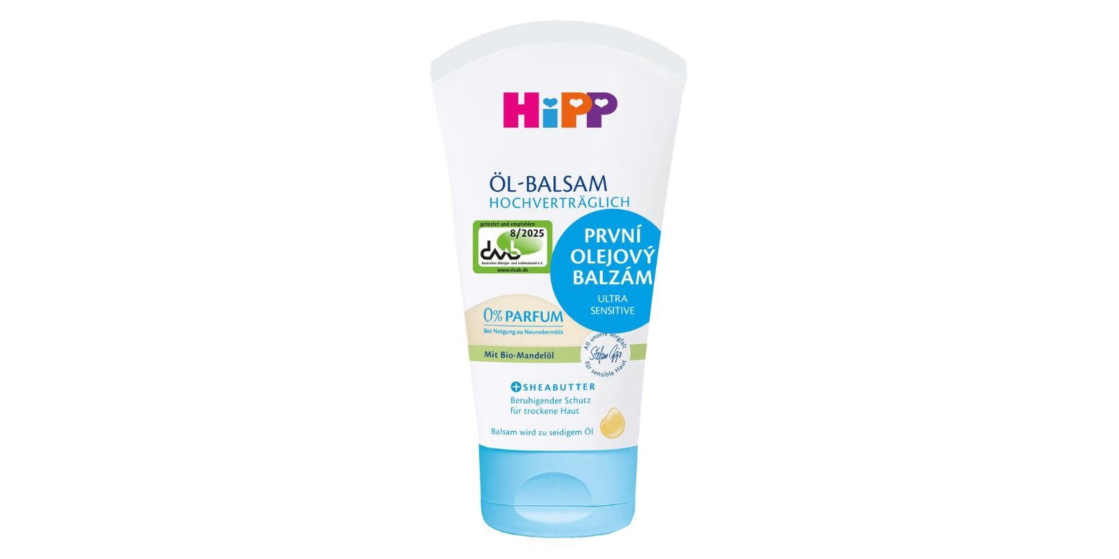 HiPP Ultra SENSITIVE Prvý olejový balzam HiPP Ultra SENSITIVE Prvý olejový balzam