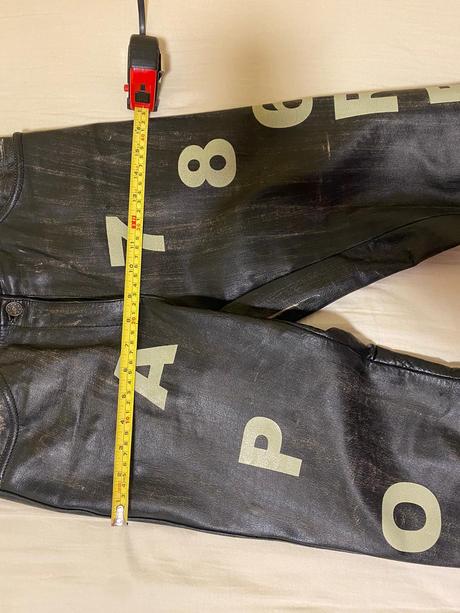 Kožené nohavice different, s