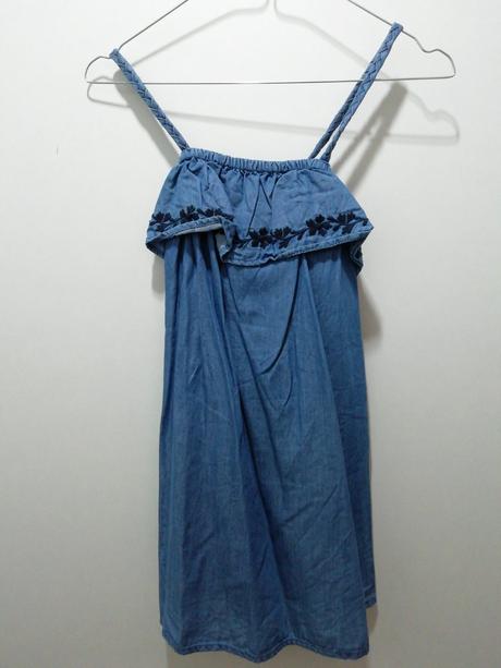 Rifľové bavlnené vyšívané šaty, young dimension,140