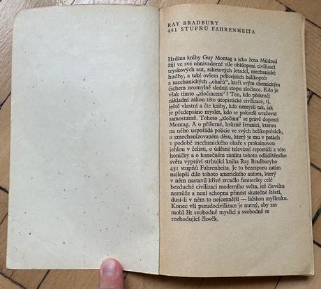 Kniha 451 stupňů fahrenheita ray bradbury,