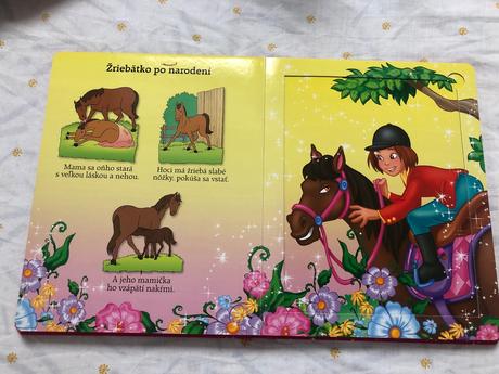 Kniha poníky s 8 puzzle,