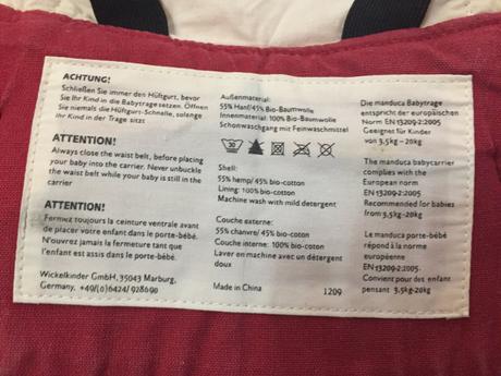 Manduca - ergonomicky nosic  od 3,5-20kg, manduca