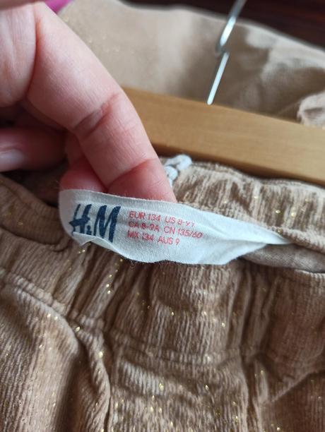 Trblietavé nohavice, h&m,134