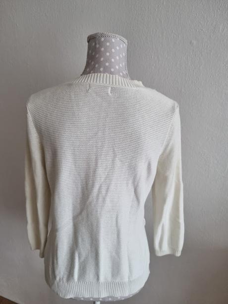 Maslový pletený svetrík orsay 38, orsay,38