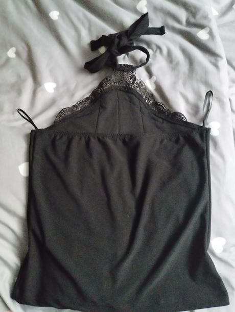 Čierny sviatočný top xs/s, xs