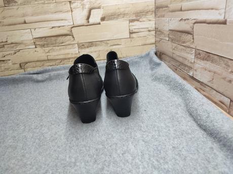 Rieker 39 - dámske čierne topánky, rieker,39