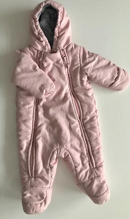 Ružový detský overal, 68