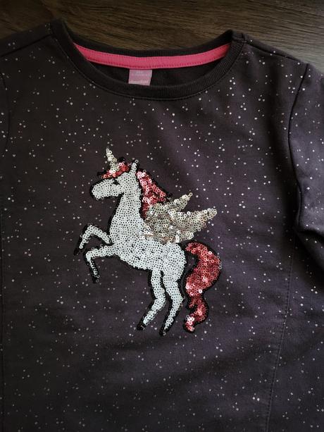 2x teplákové šaty jednorožec, dopodopo,122