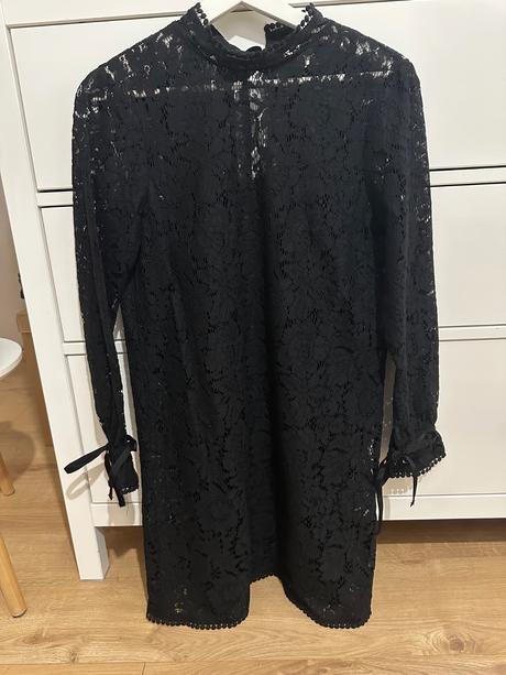 Čipkované šaty, h&m,s