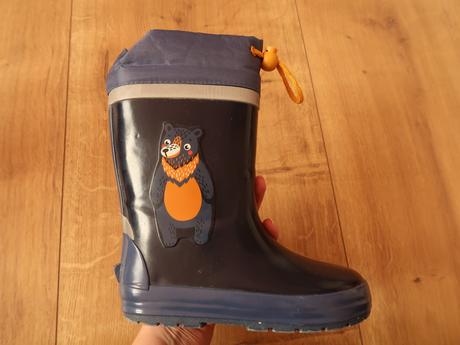 Gumáky tchibo 28/29 (vl 19 cm) medvedík - top stav, tcm,28