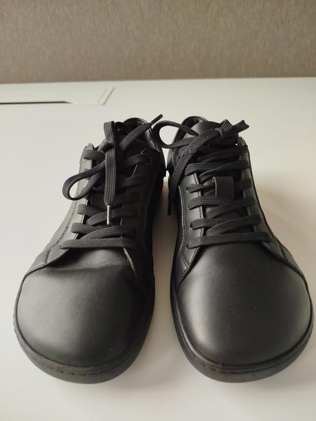 Shapen barefoot tenisky feelin uni black leather, 37