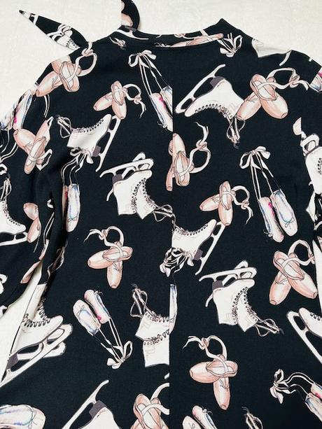 Čierne šaty s opaskom na uviazanie zn. magenta, l / m