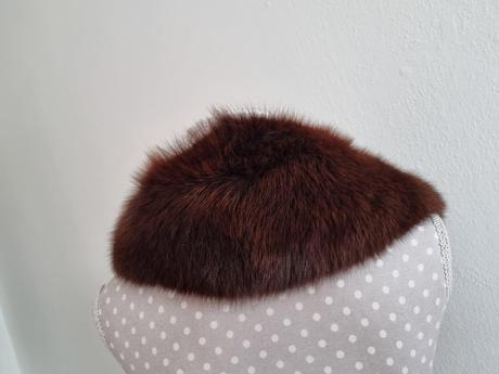 Mahagónová pravá kožušina na kabát, 