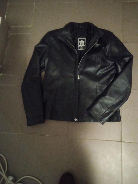 Kožená bunda, s