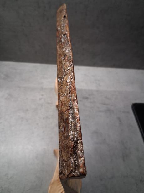 Hodiny diamanty a drevo, 