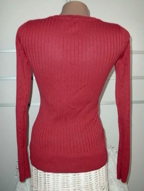 Pleteninový pulóver v zaujímavej farbe - veľ. xs/s, xs