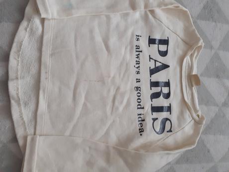 Biely dievcensky pulover, zara,116