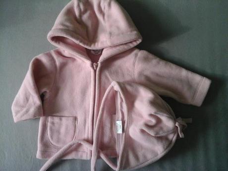 Flísová bunda s čiapkou, impidimpi,62