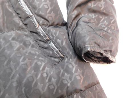 Kvalitna zimna perova predlzena bunda/kabat, 38