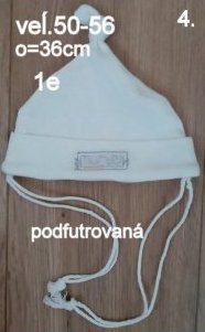 Čiapočky dievčatko veĺ.50-56, 50