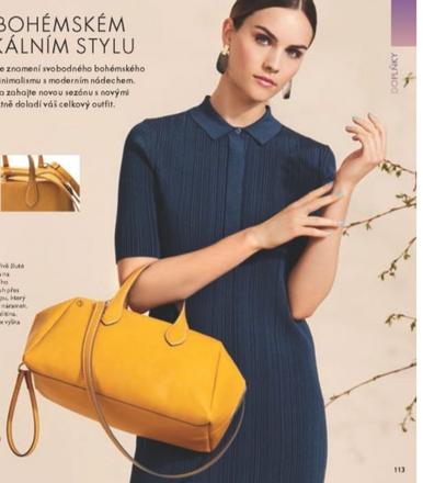 Horčicová kabelka, oriflame