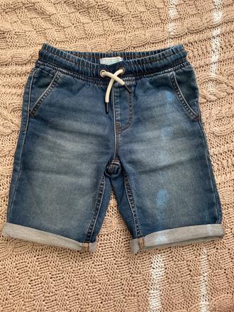 Riflové šortky, primark,128