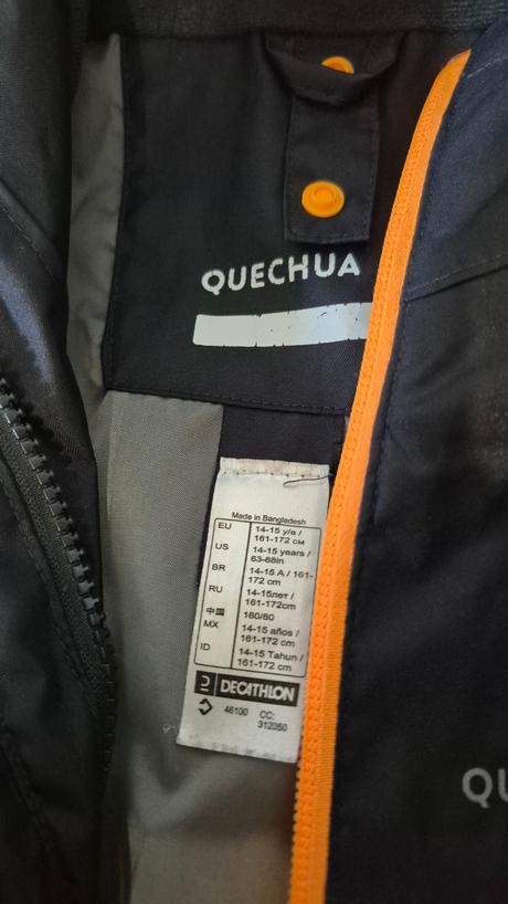 Suprava- vrchna- spodna bunda, quechua,146
