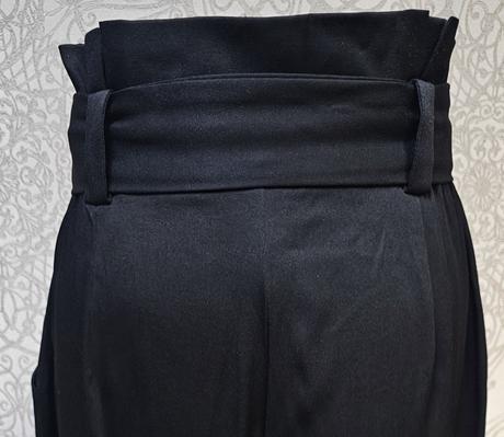 Široké nohavice s mašľou, m