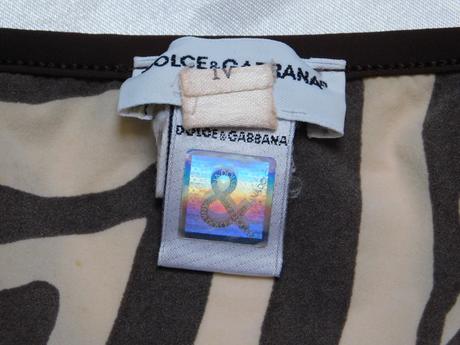 Dolce&gabbana luxusne dvojdielne plavky, 40