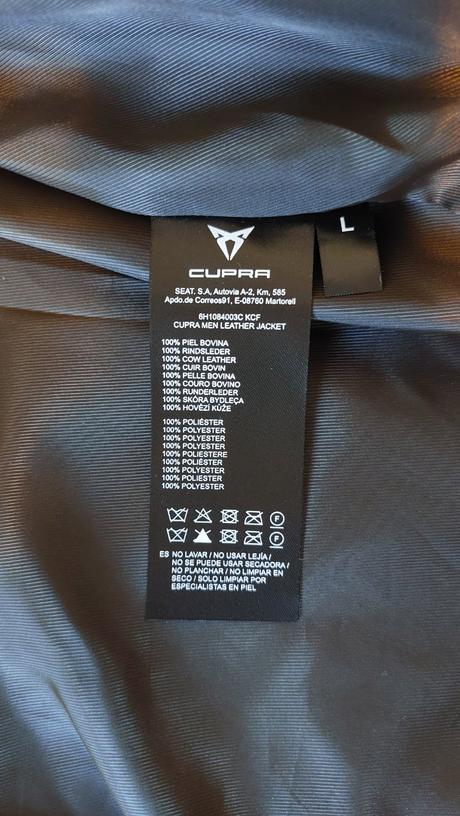 Pánska kožená bunda cupra, l