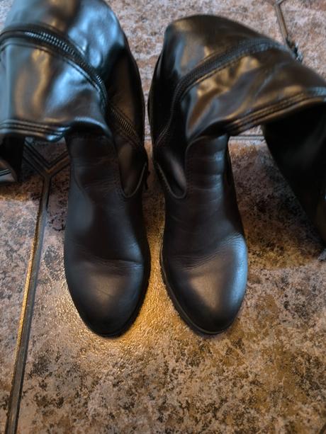 Dámske kožené čižmy, tamaris,36